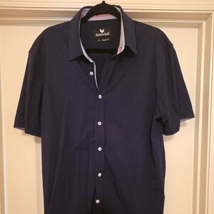 Buttercloth Icy Cotton Men's Short Sleeve Button Down Shirt